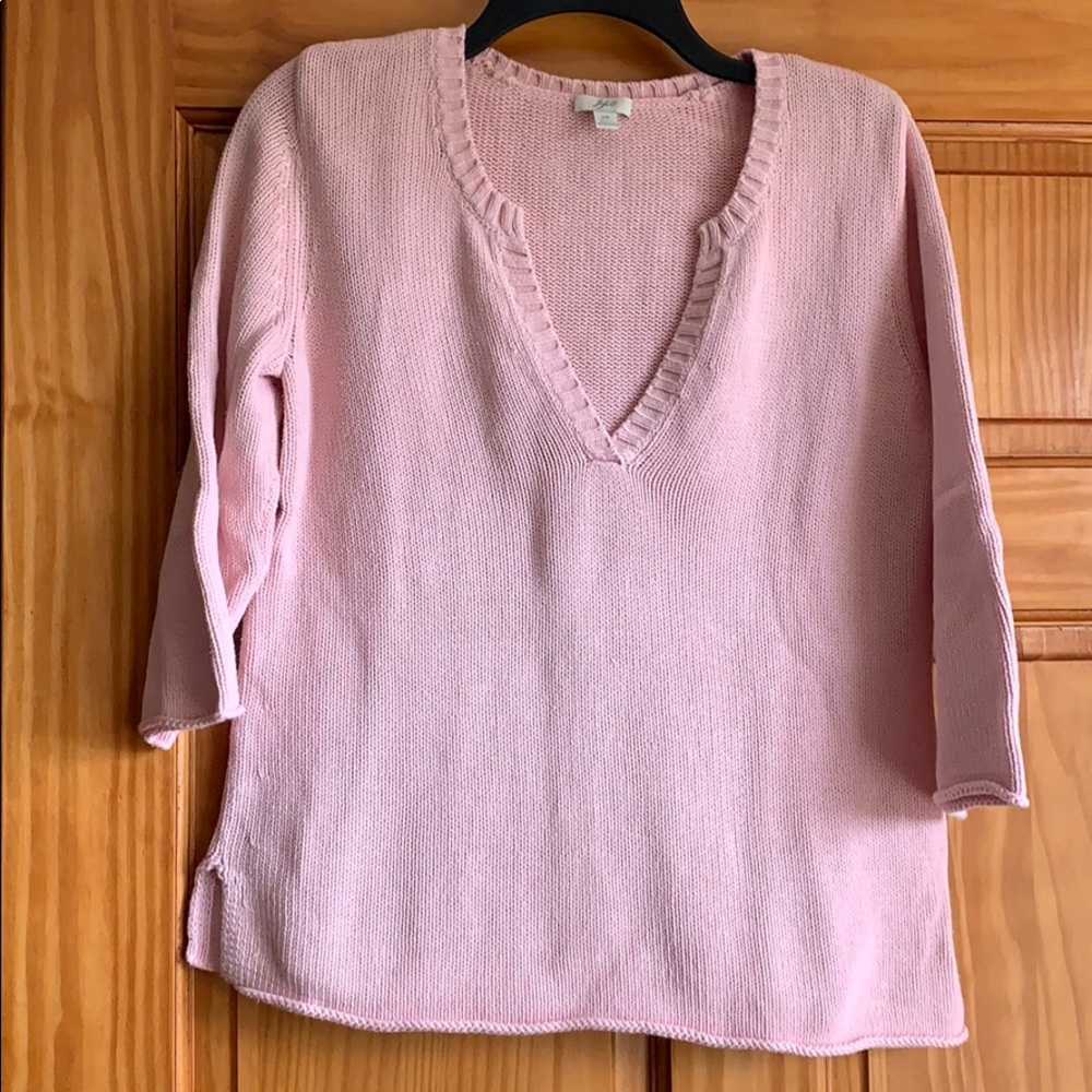 J.Jill Women’s SP Pink Cotton Sweater